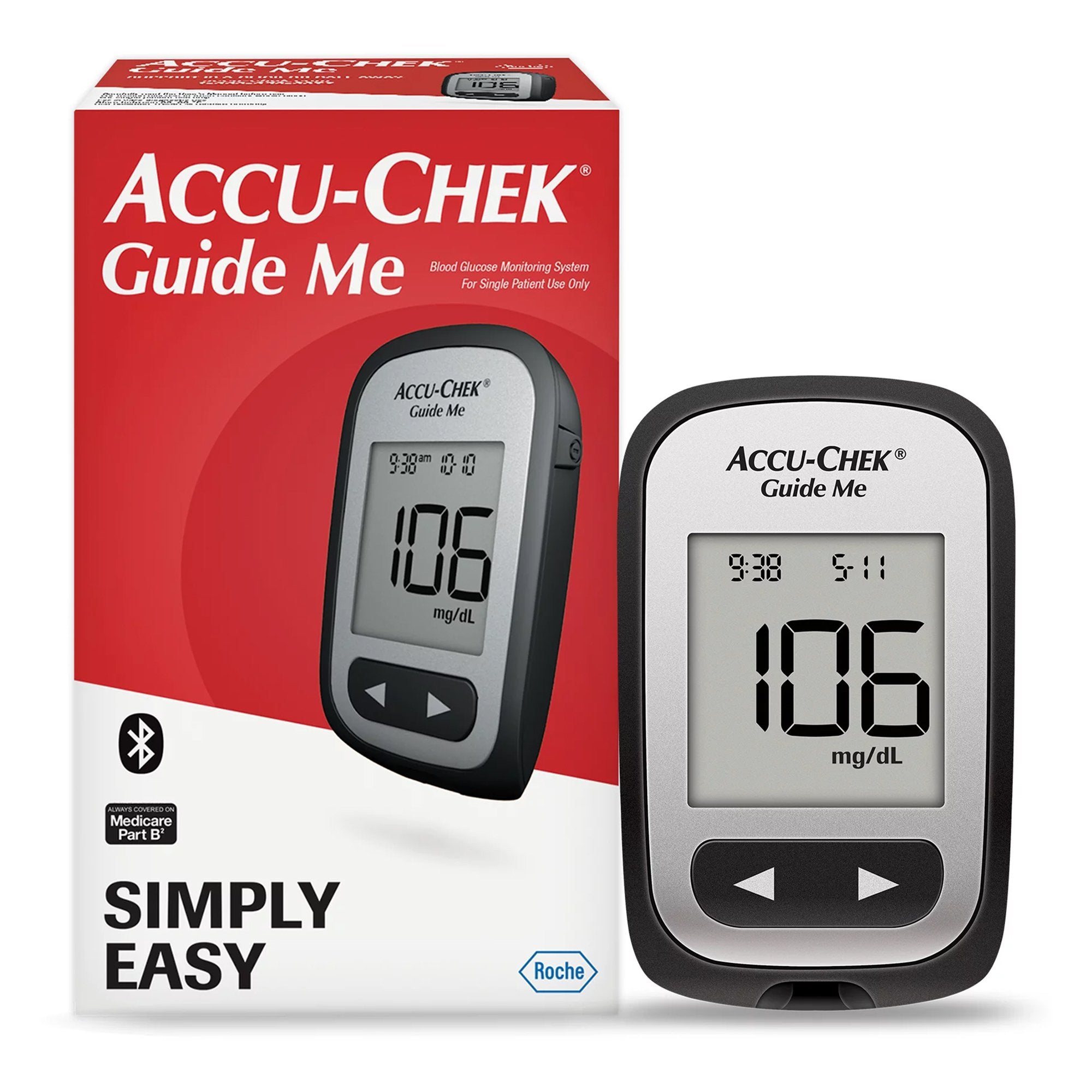 Blood Glucose Meter Accu-Chek 4 Second Results Stores up to 30 Results No Coding Required