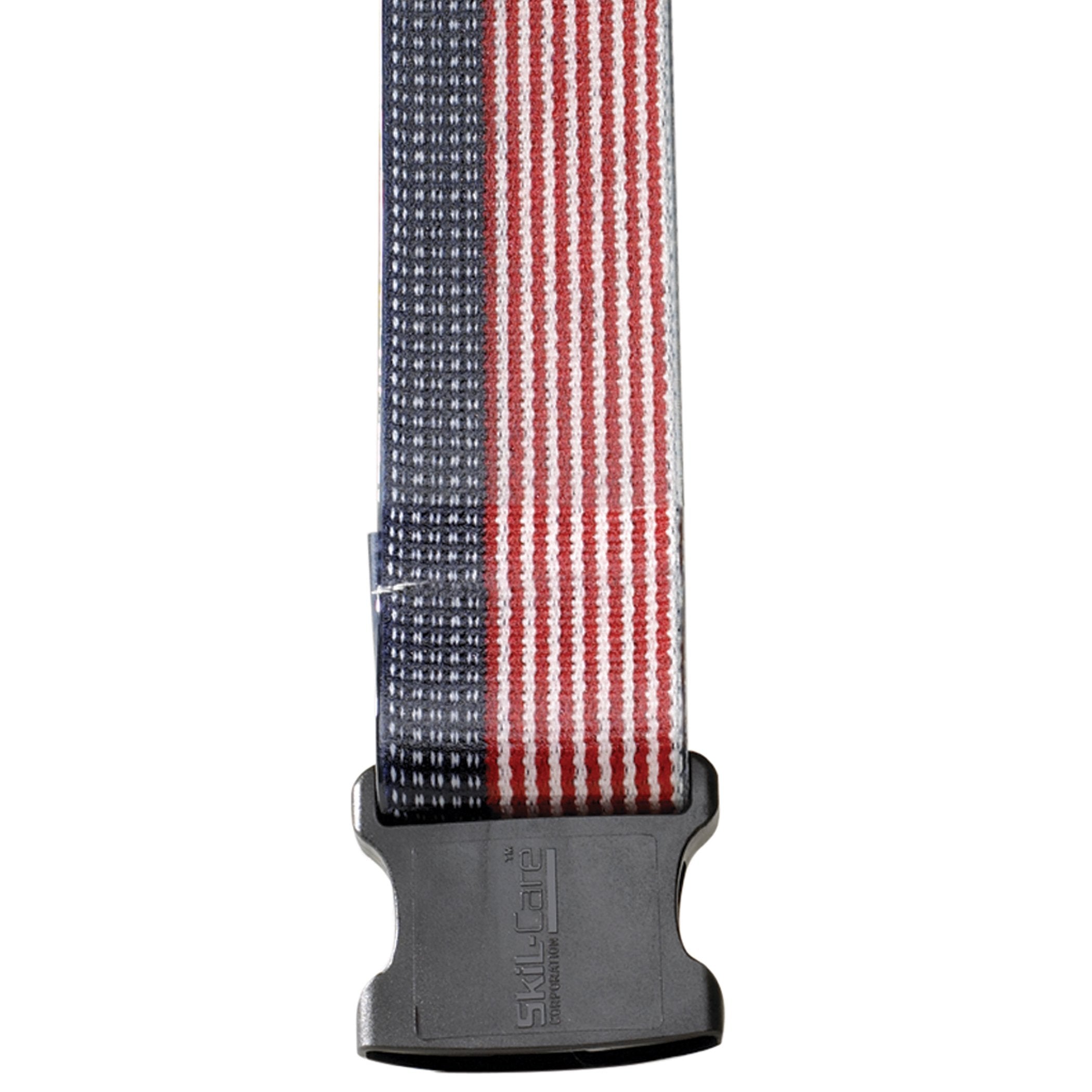 Gait Belt SkiL-Care PathoShield 72 Inch Length Stars and Stripes Design Plastic Coated Webbing