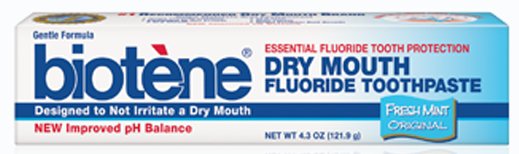 Toothpaste Biotène Fresh Mint Flavor 4.3 oz. Tube