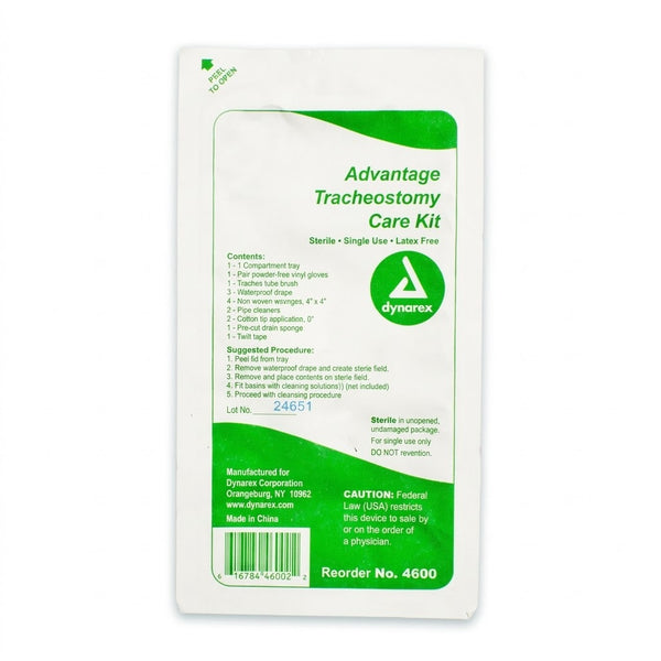 Advantage Trach Care Kit One Compartment Tray  Case/20