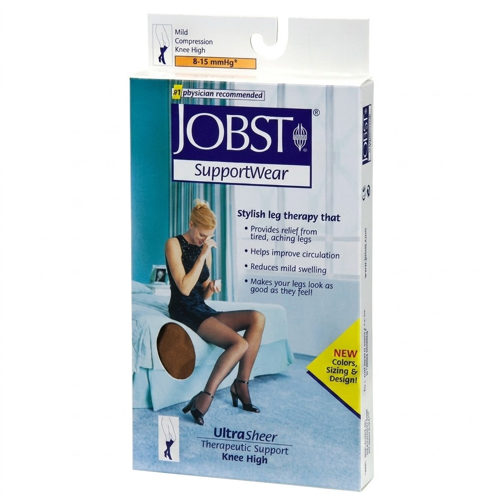 Jobst Pantyhose Ultrasheer 8-15 Mmhg Silky Beige Large