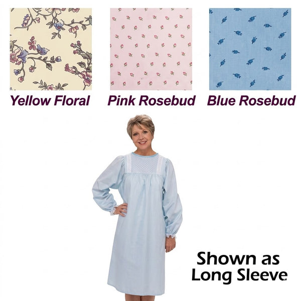 Ladylace Reusable Gown Pink Rosebud Short Sleeves