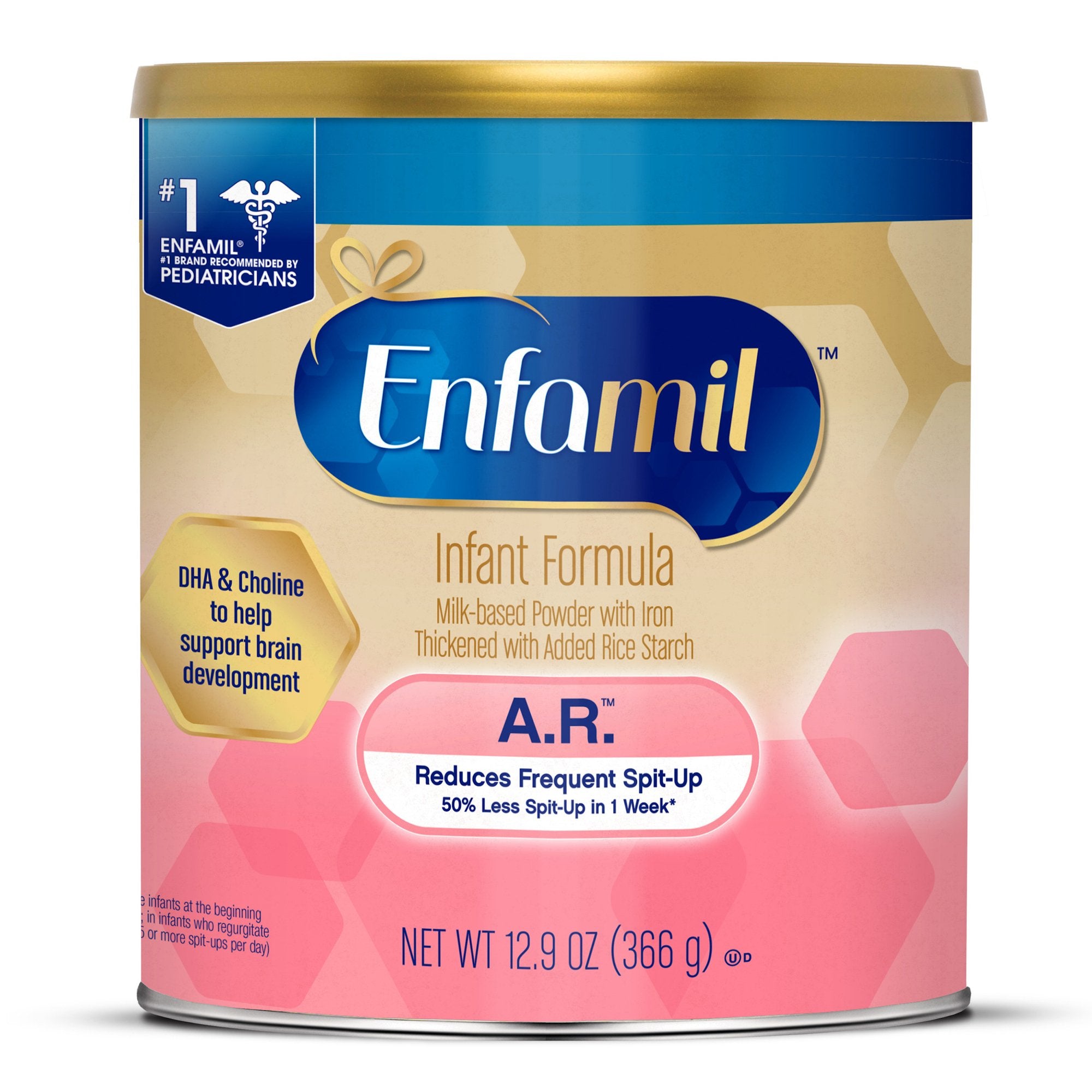 Infant Formula Enfamil A.R. Unflavored 12.9 oz. Can Powder Added Rice Spit Up