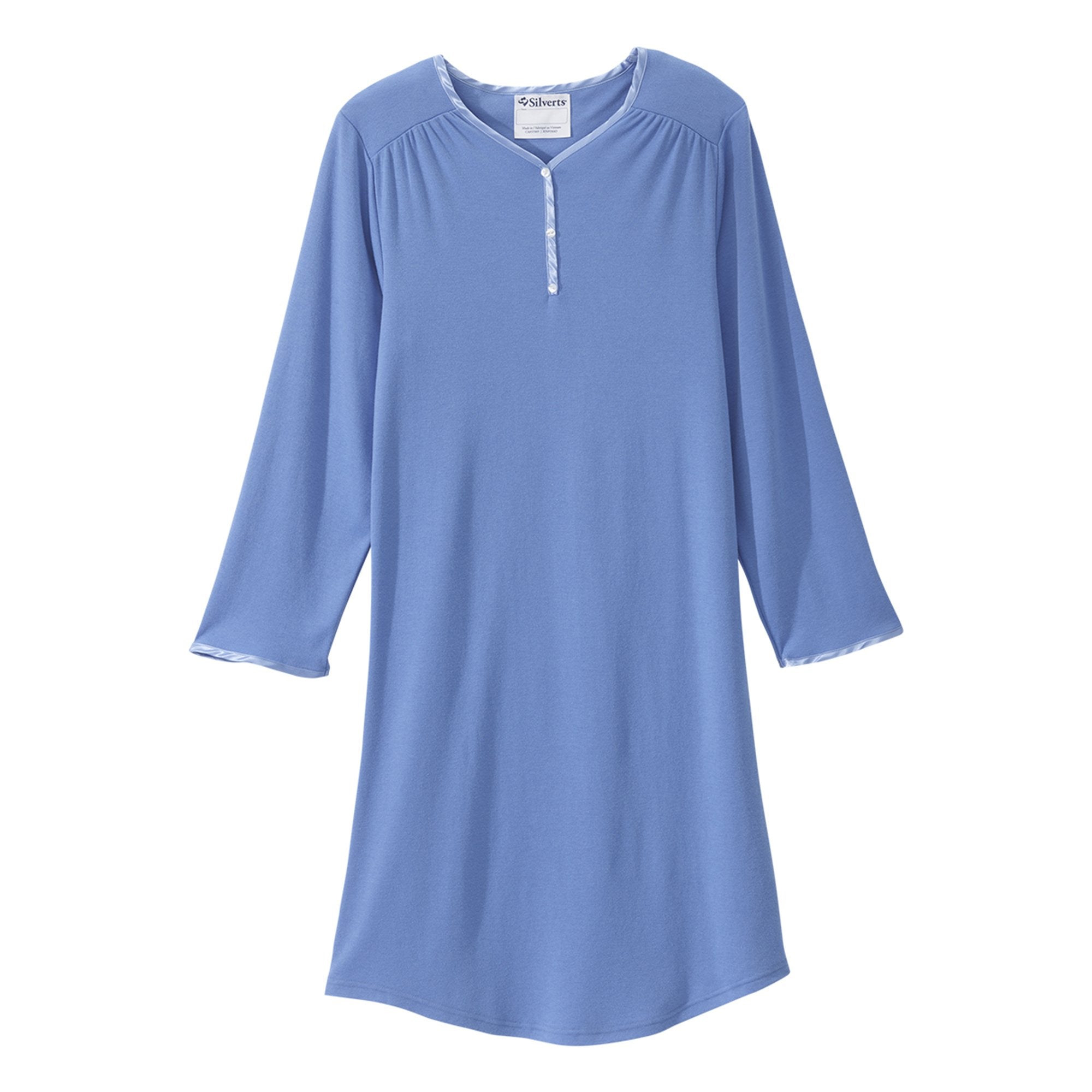 Patient Exam Gown Silverts® 2X-Large Blue Reusable