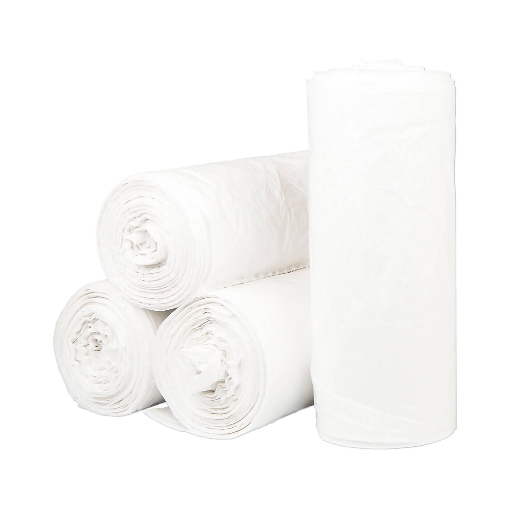 Trash Bag McKesson 30 gal. White LLDPE 0.70 mil 30 X 36 Inch Star Seal Bottom Coreless Roll, Packaging Type- Case