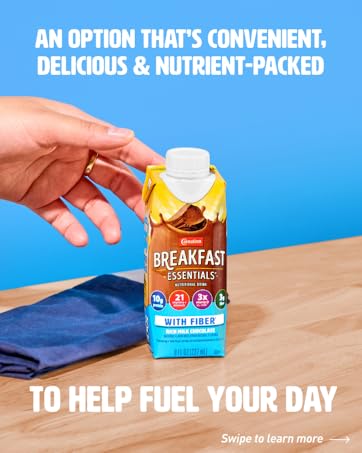 Oral Supplement Carnation Breakfast Essentials Rich Milk Chocolate / Classic French Vanilla / Strawberry Sensation Flavor Powder 1.26 oz. Individual Packet
