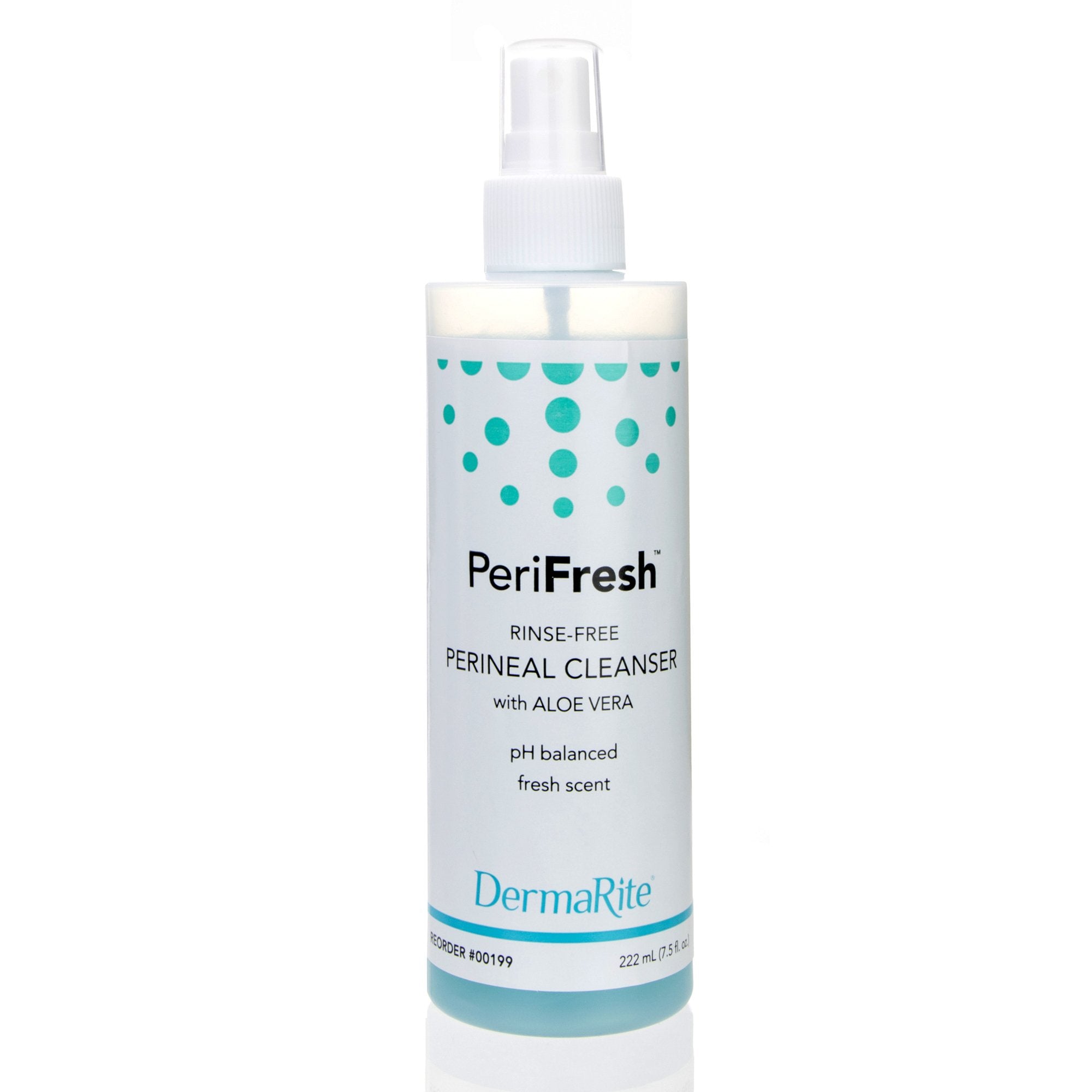 Rinse-Free Perineal Wash PeriFresh Liquid 7.5 oz. Pump Bottle Scented