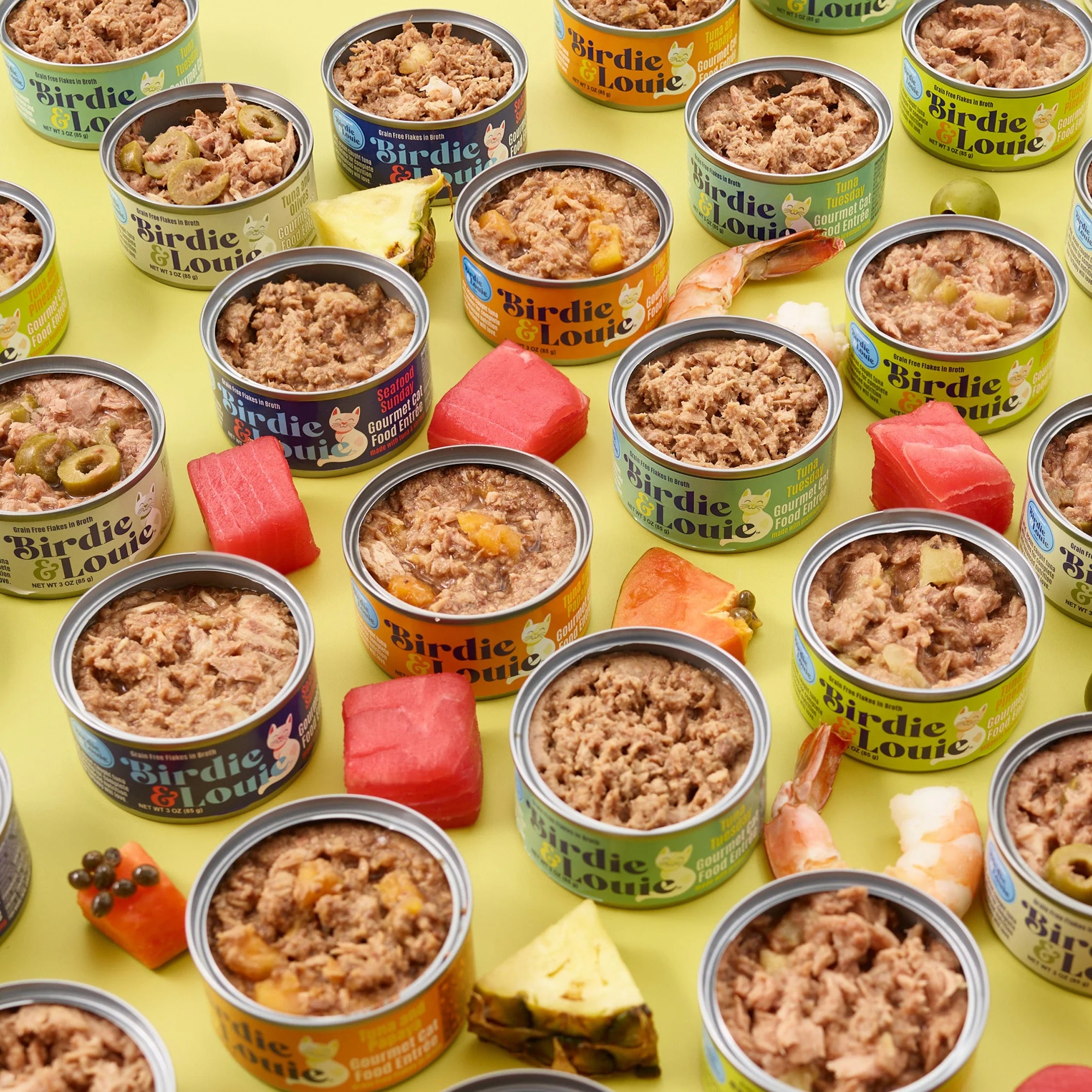 Birdie And Louie - Cat Food Wet 3 Varieties - Case Of 6-12 Count