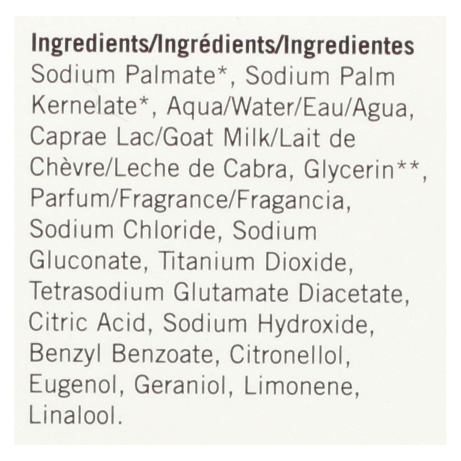 canus goats milk bar soap original fragrance 5 oz