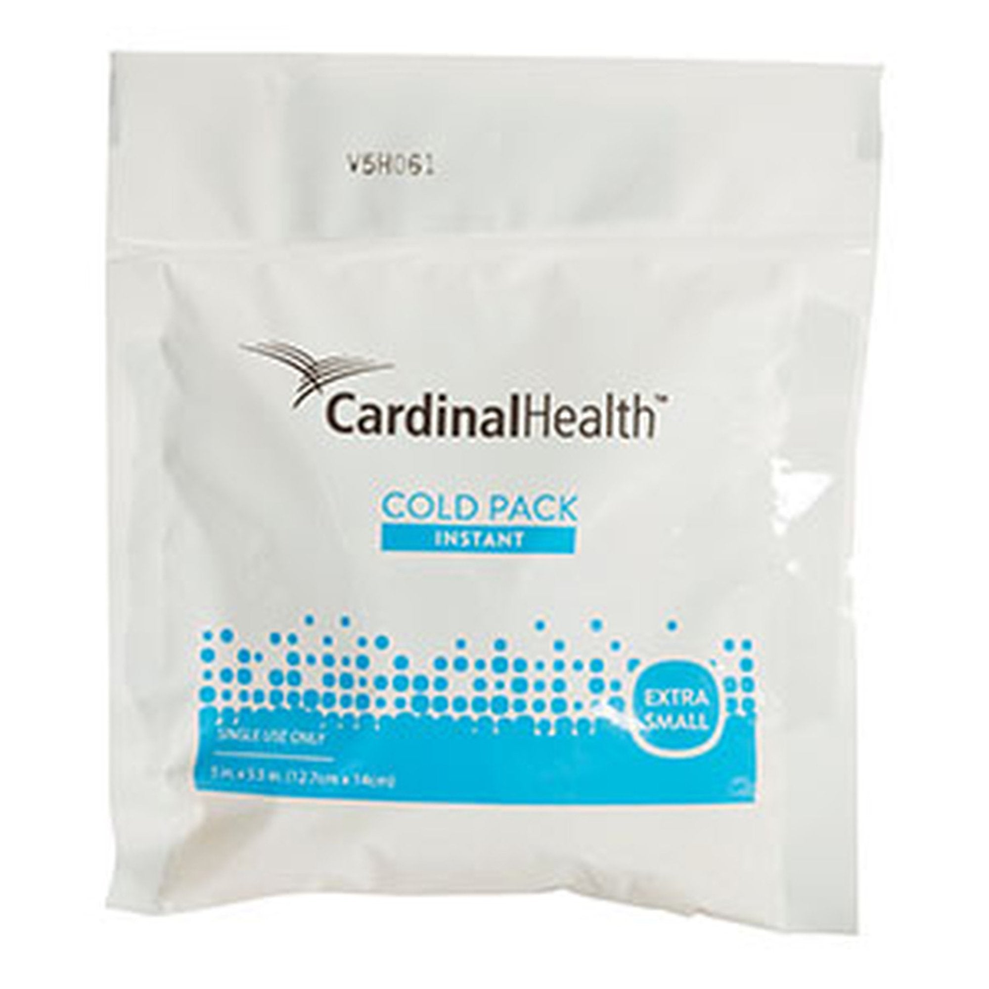Instant Cold Pack Cardinal Health General Purpose X Small 5 X 5 1/2 Inch Plastic / Ammonium Nitrate / Water Disposable