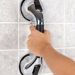 carex chrome ultra grip bath handle 12