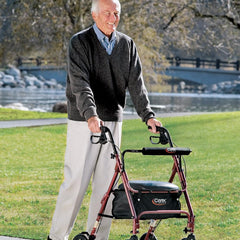 carex classics steel rollator