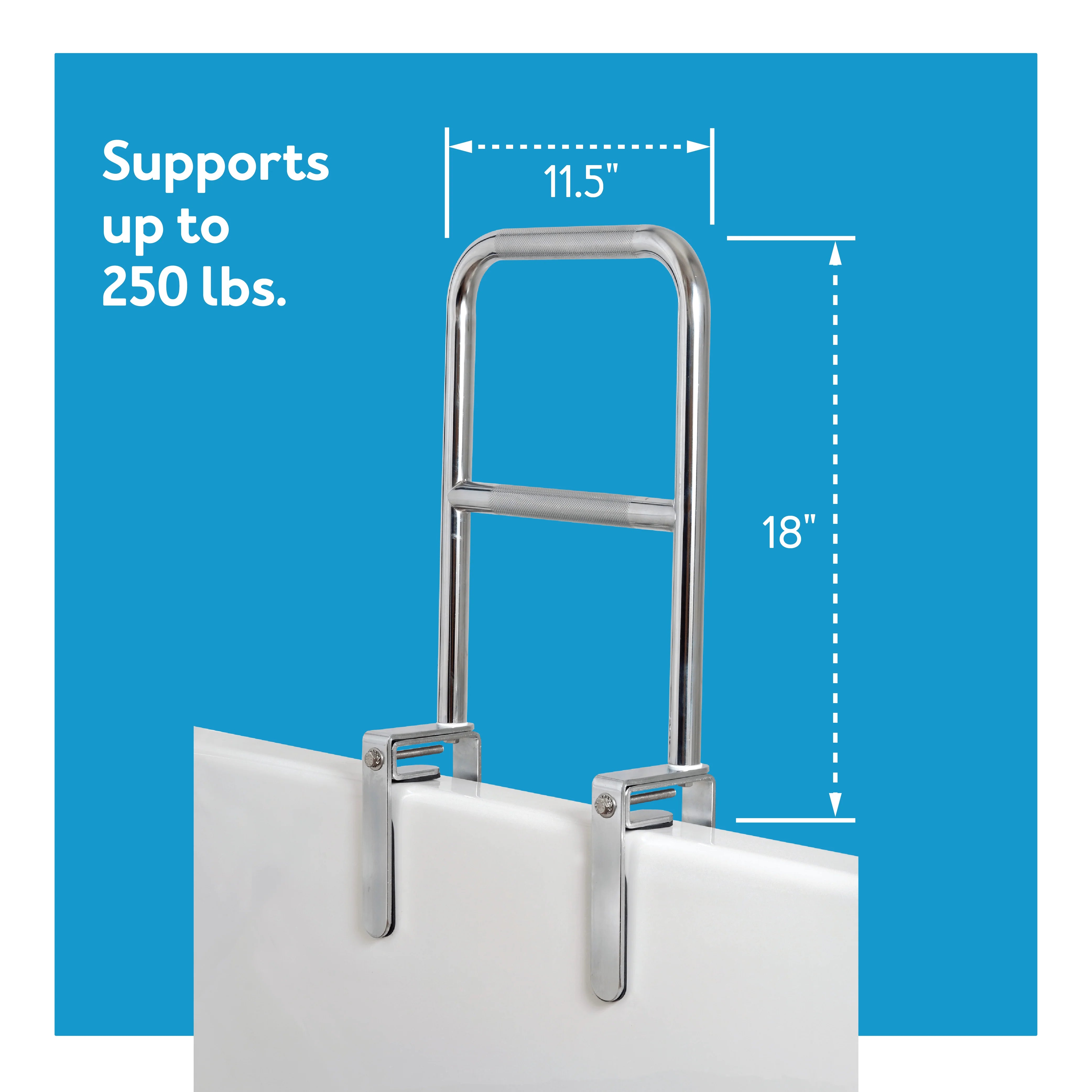 Carex Dual Level Bathtub Rail