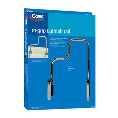 Carex Tri-Grip Bathtub Rail