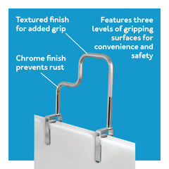 Carex Tri-Grip Bathtub Rail