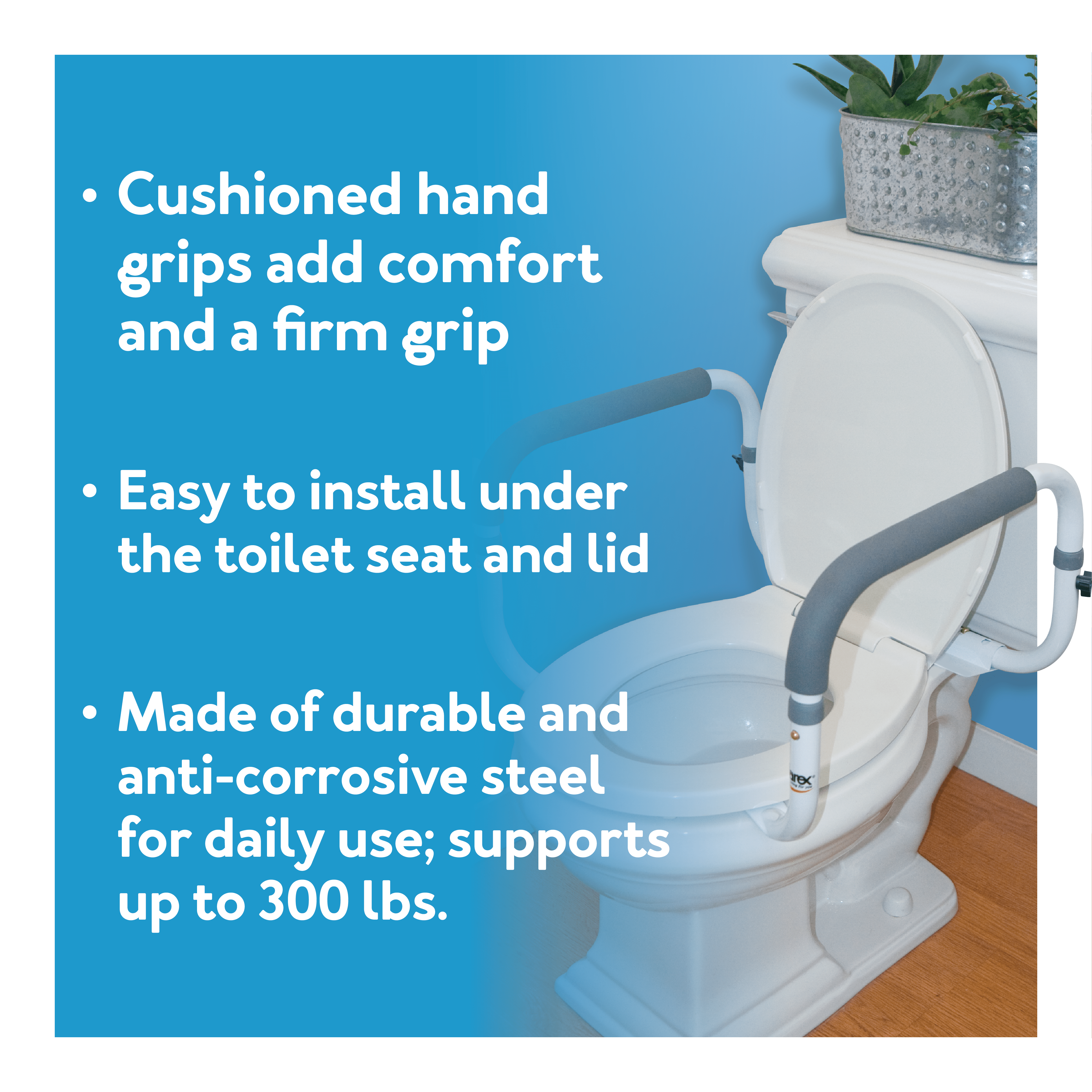 Toilet Support Rail