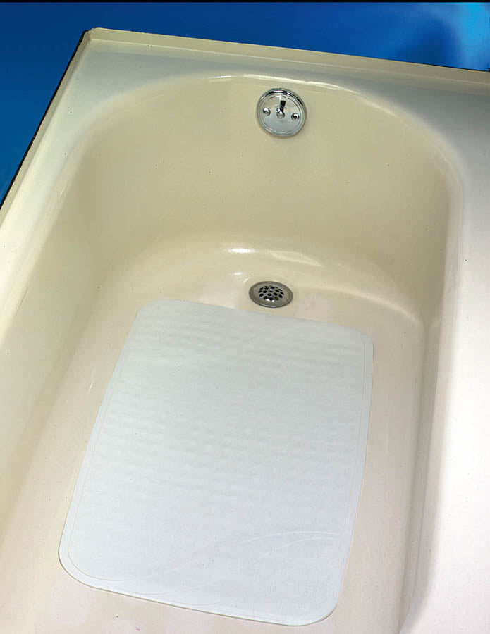 carex nonslip bath mat for bathtubs white