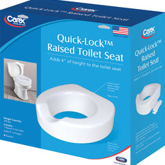 carex quick lock raised toilet seat