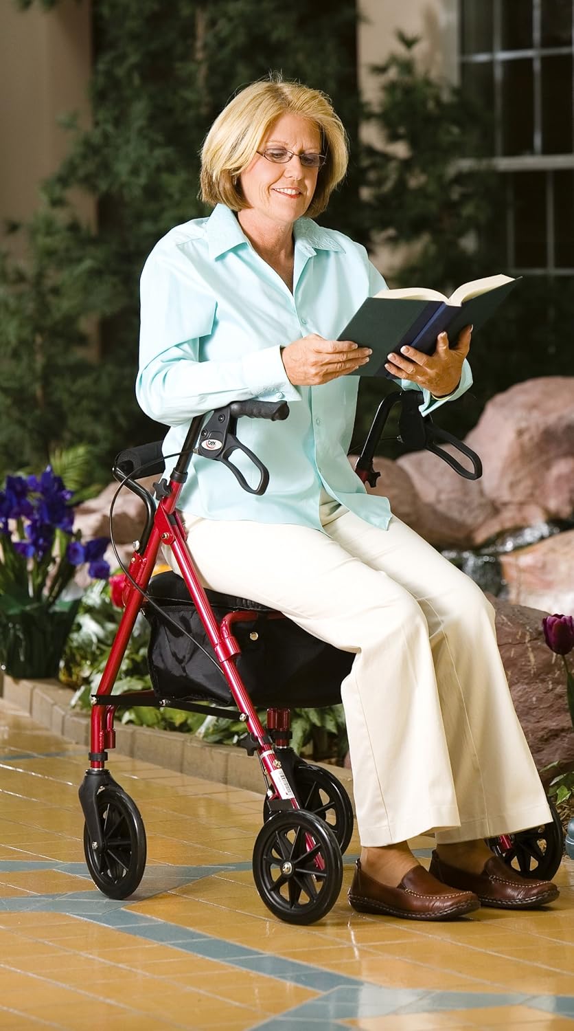 carex classics steel rollator