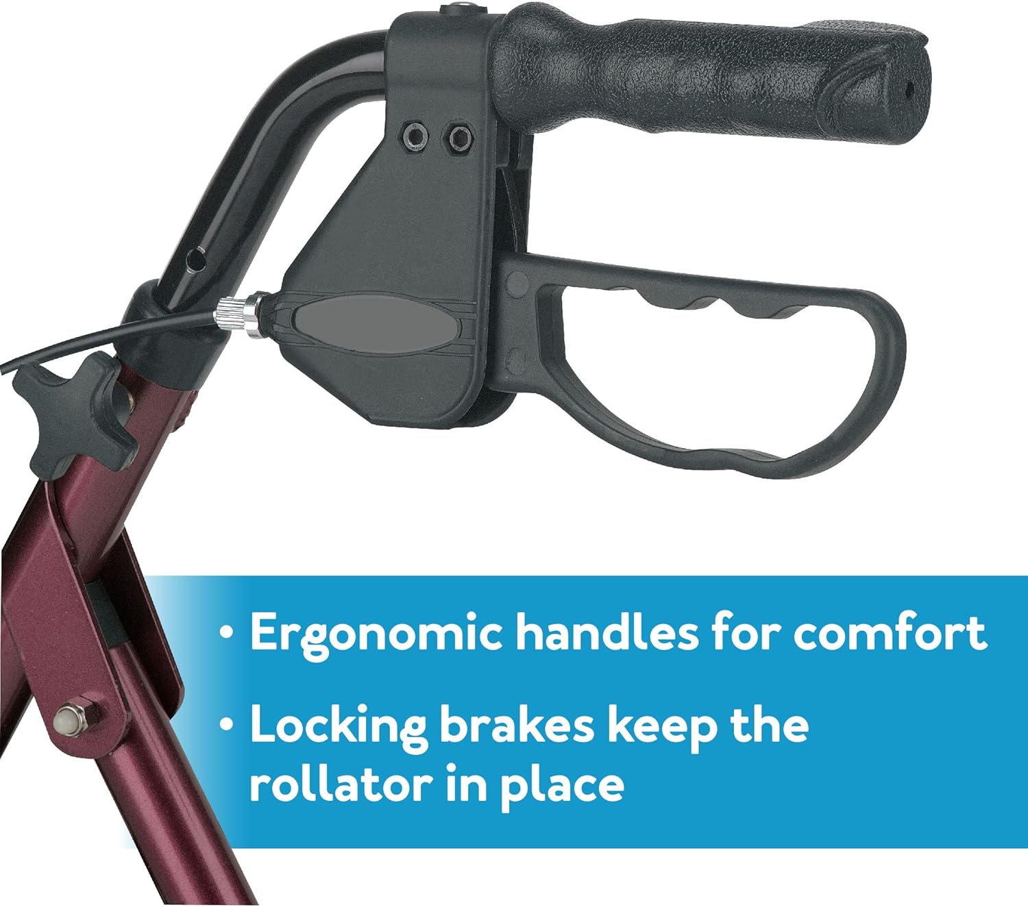 carex classics steel rollator