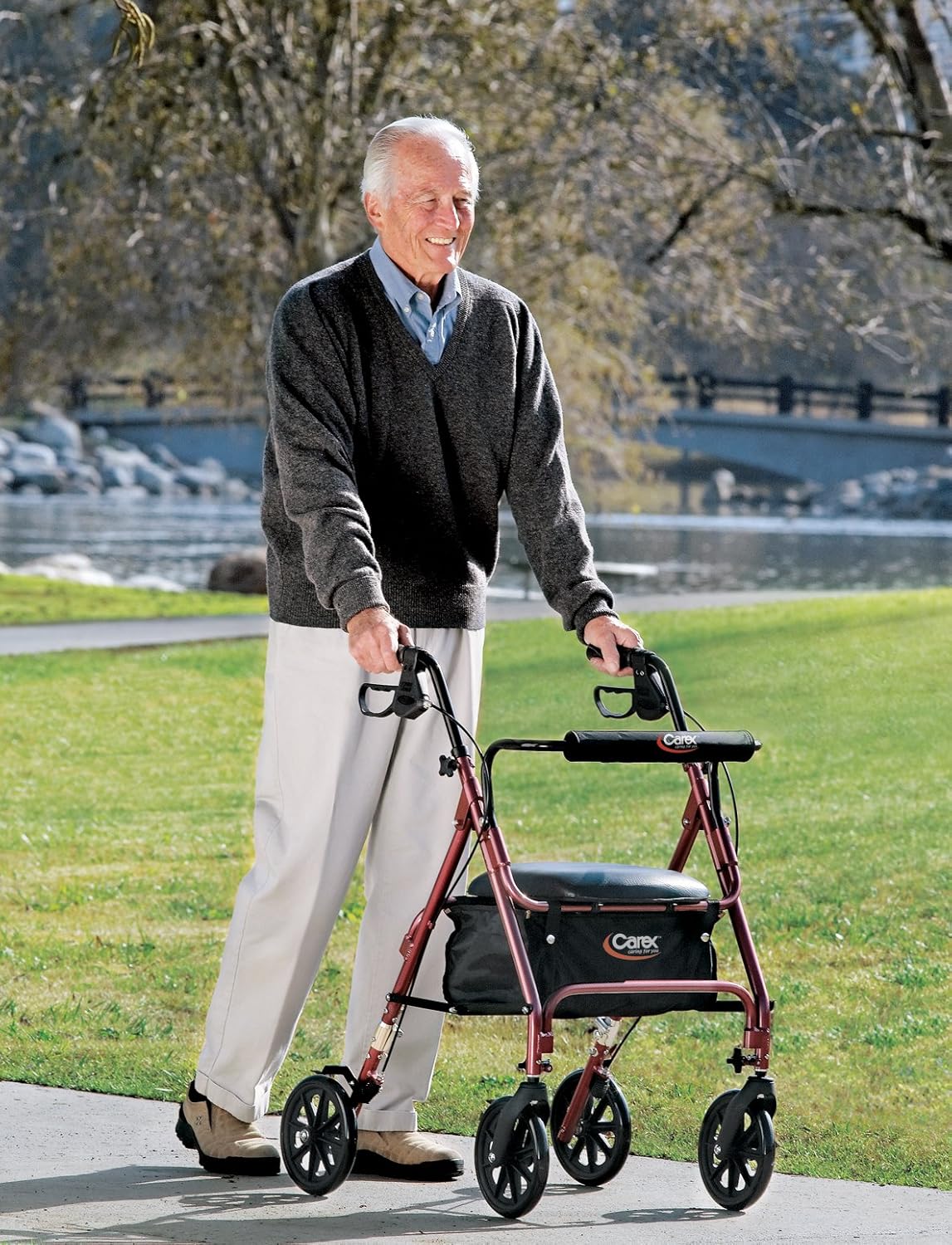 carex classics steel rollator