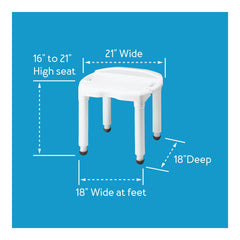 carex universal bath seat without back 1