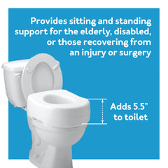 Carex Raised Toilet Seat