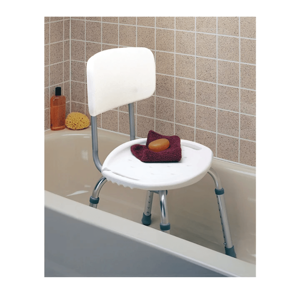 Carex Adjustable Bath & Shower Seat with Back