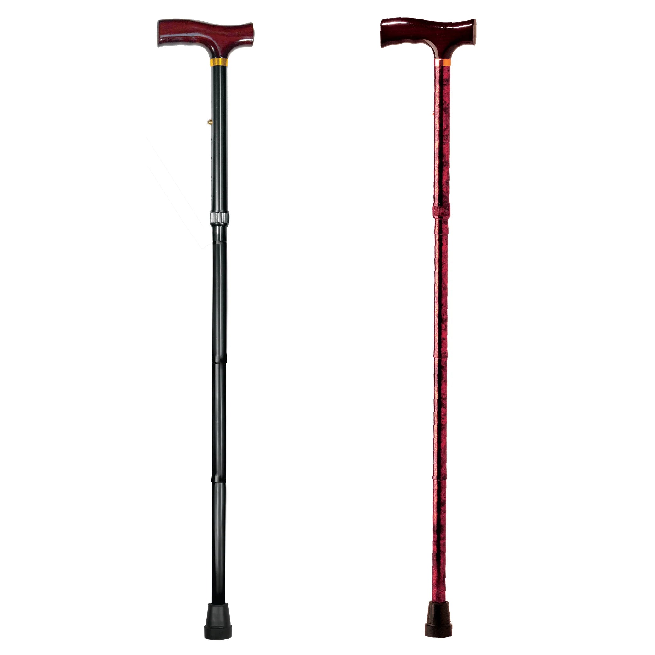 Designer Folding Cane - Black