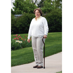 Carex Designer Offset Cane - Gray