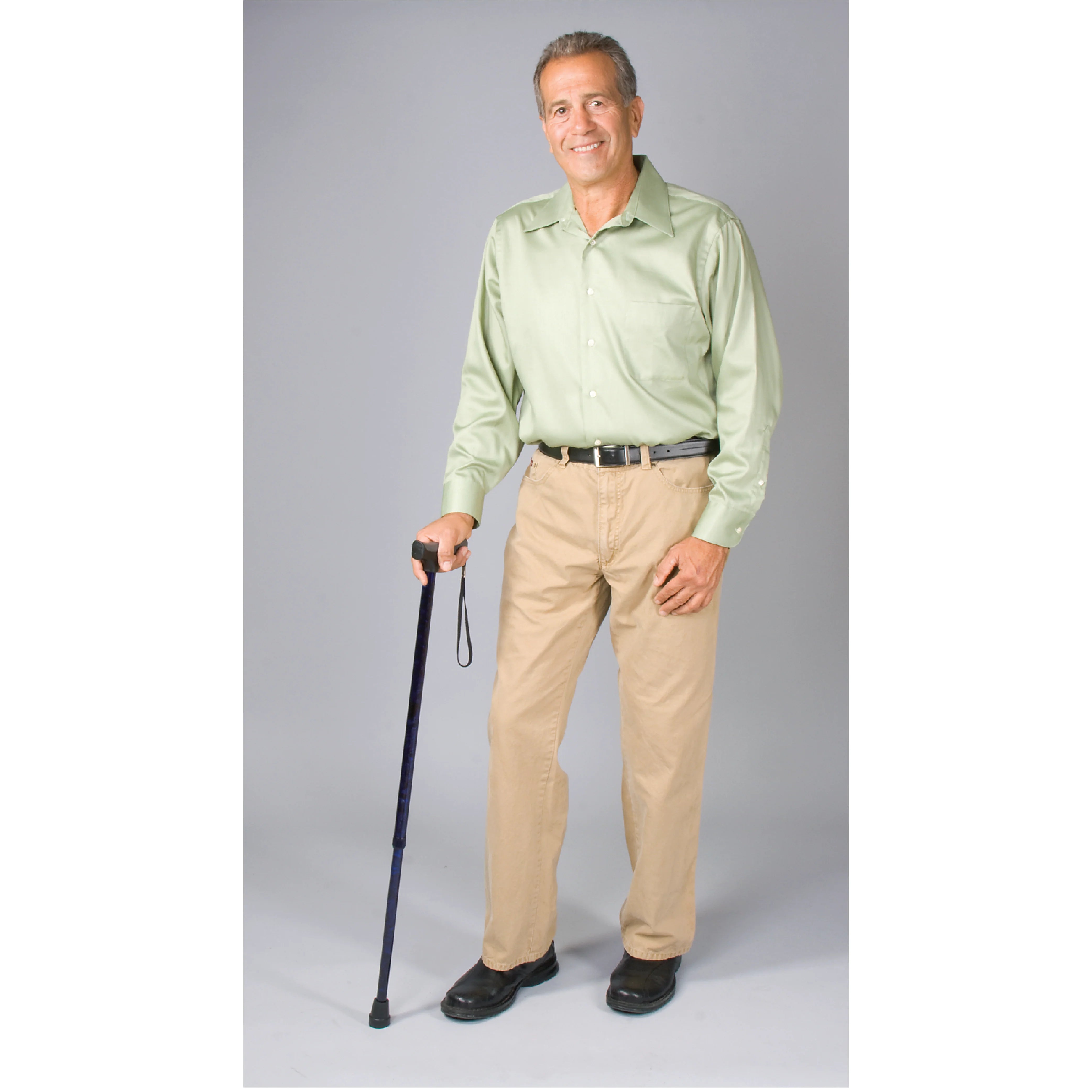 Carex Soft Grip Derby Cane - Designer Red