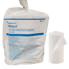 Cast Padding Undercast Webril 4 Inch X 4 Yard Cotton NonSterile