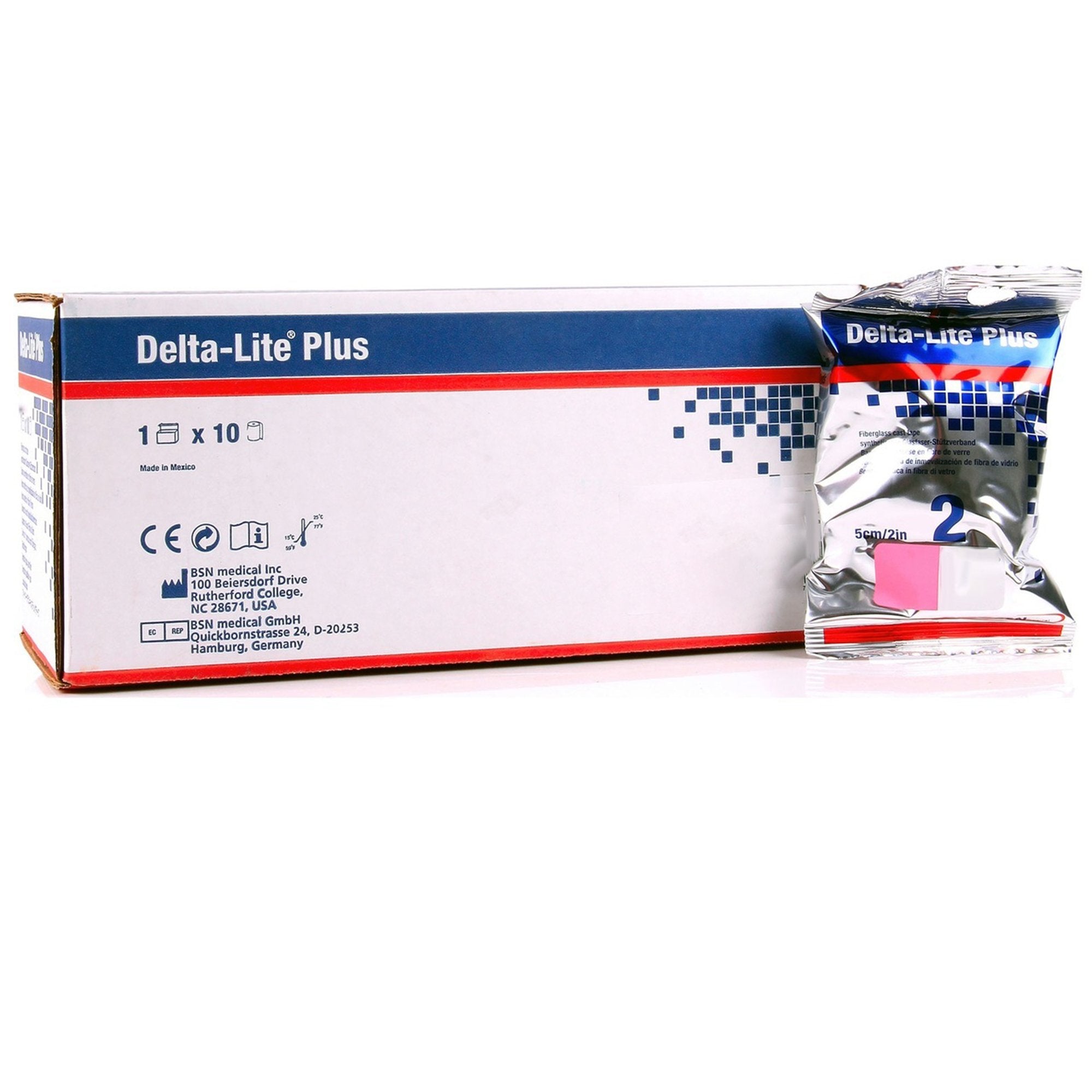 Cast Tape Delta Lite Plus 2 Inch X 12 Foot Fiberglass / Resin Pink