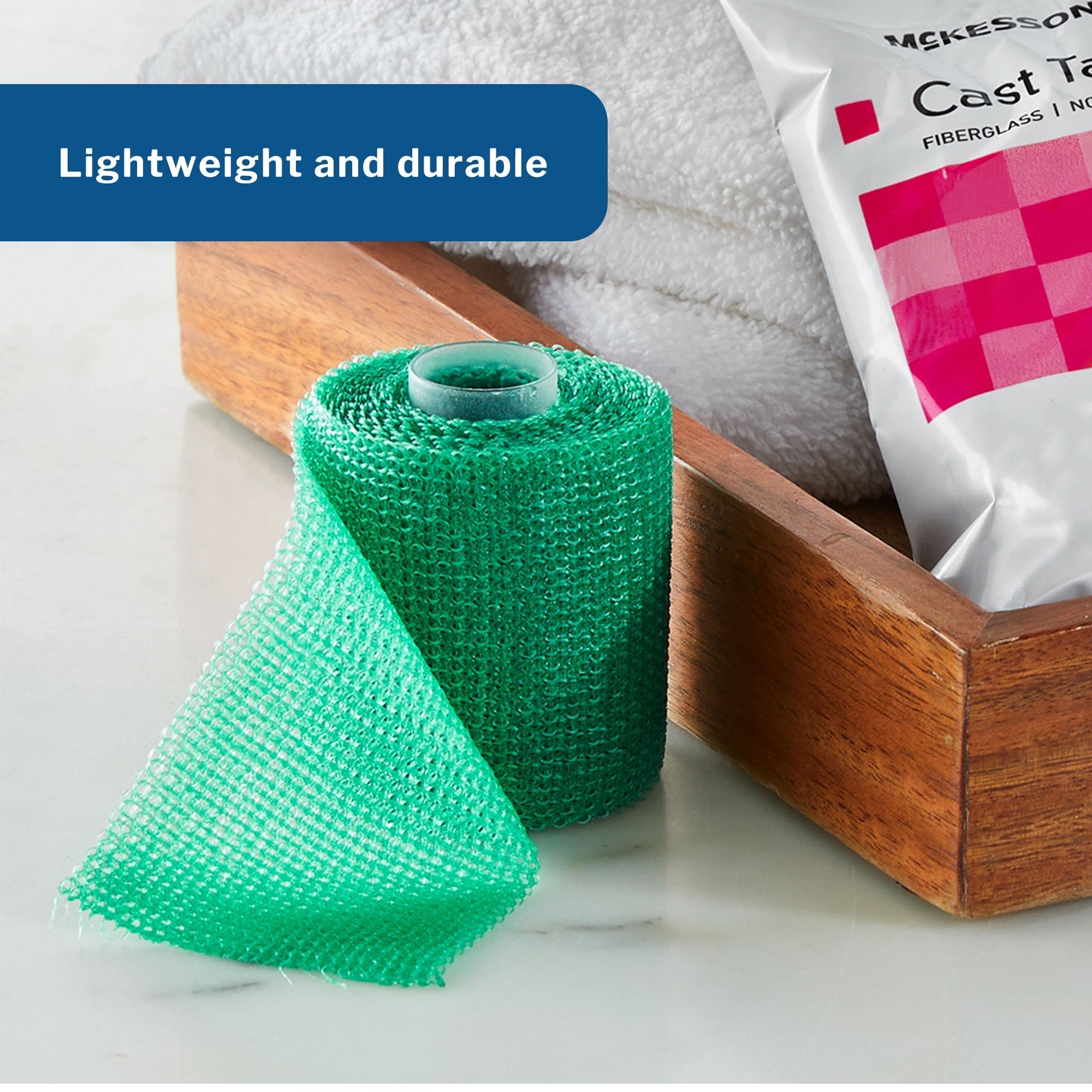 cast tape mckesson 3 inch x 12 foot fiberglass green packaging type box