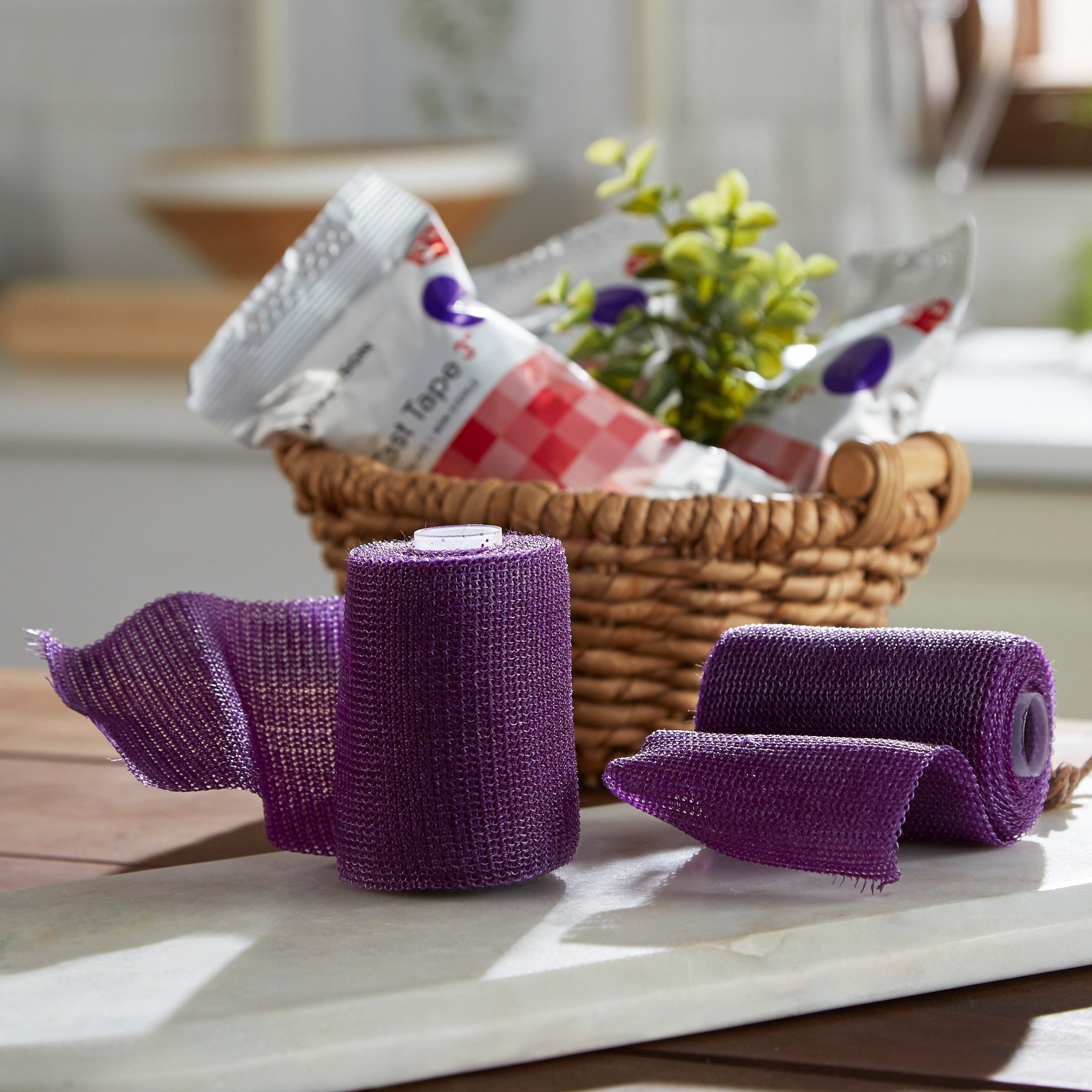 cast tape mckesson 3 inch x 12 foot fiberglass purple packaging type box