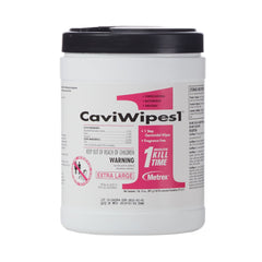 CaviWipes1 Surface Disinfectant Premoistened Alcohol Based Manual Pull Wipe 65 Count Canister Alcohol Scent NonSterile