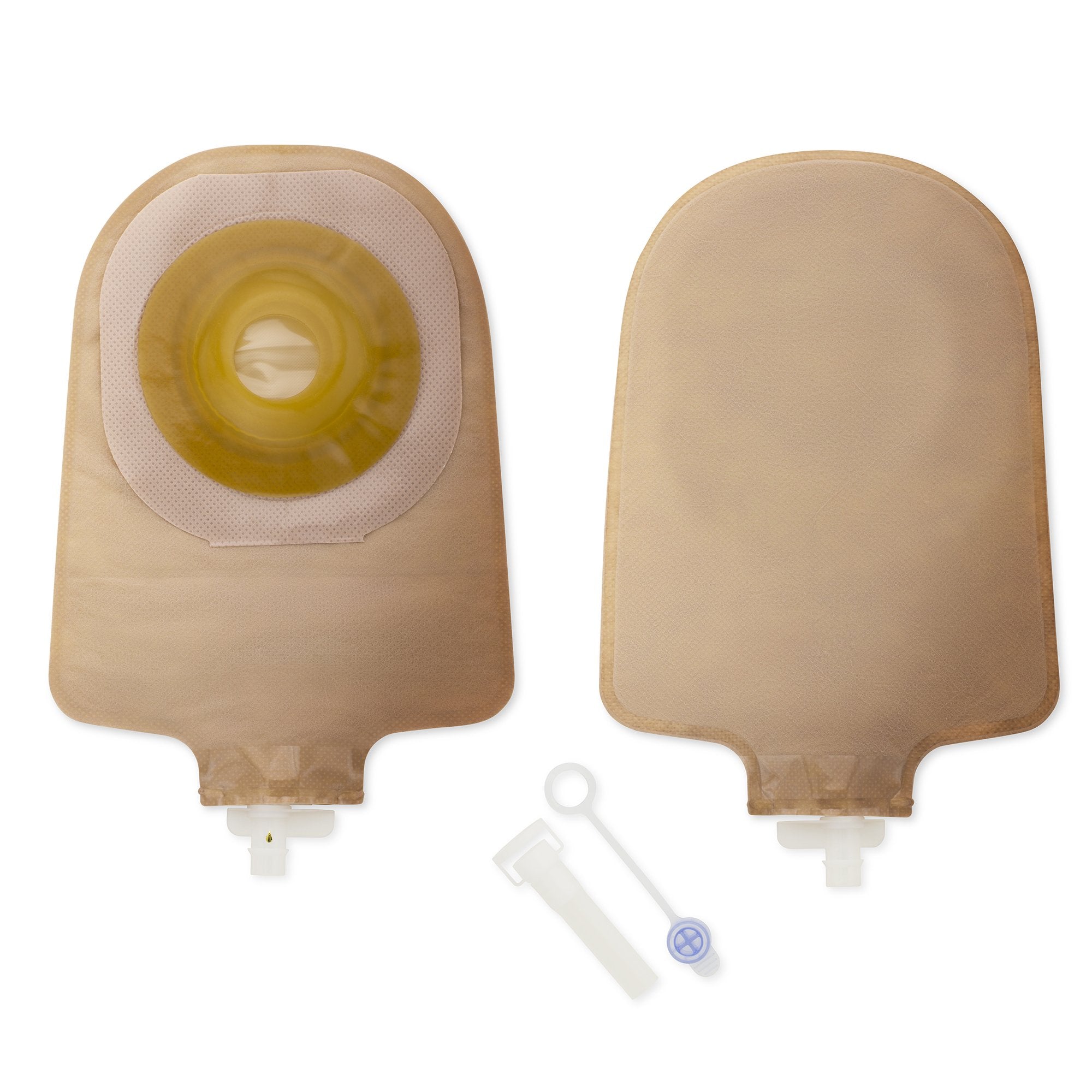 Urostomy Pouch Premier One-Piece System 9 Inch Length Convex, Pre-Cut 7/8 Inch Stoma Drainable, Packaging Type- Box