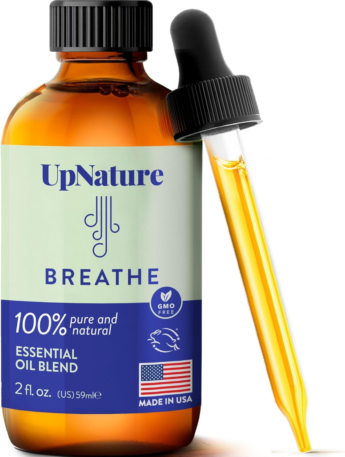 Breathe Essential Oil Blend - Essential Oils for Diffusers for Home and Humidifiers - Aromatherapy Oils for Breathing Comfort, 2Oz