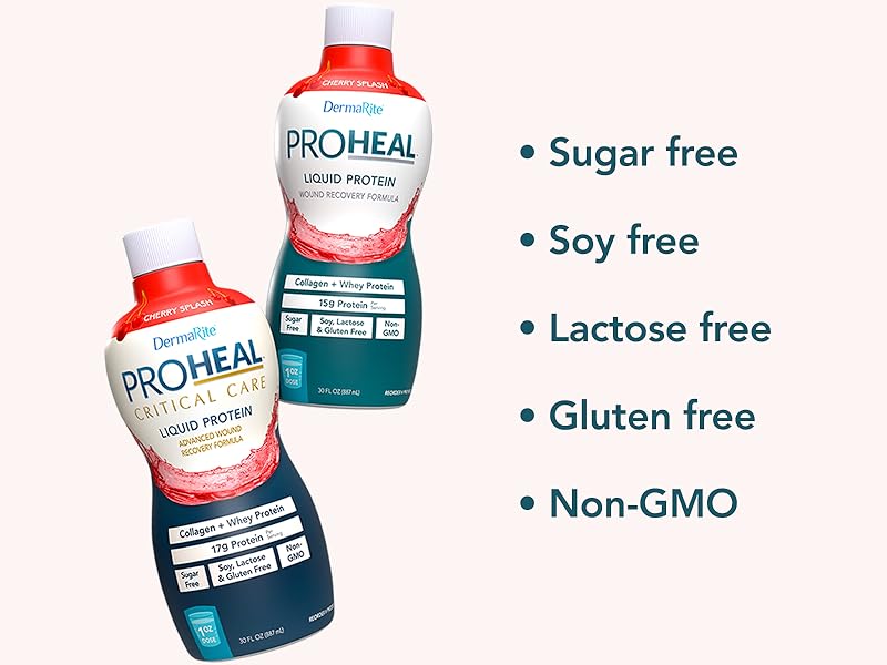 Oral Supplement ProHeal Cherry Splash Flavor Liquid 30 oz. Bottle
