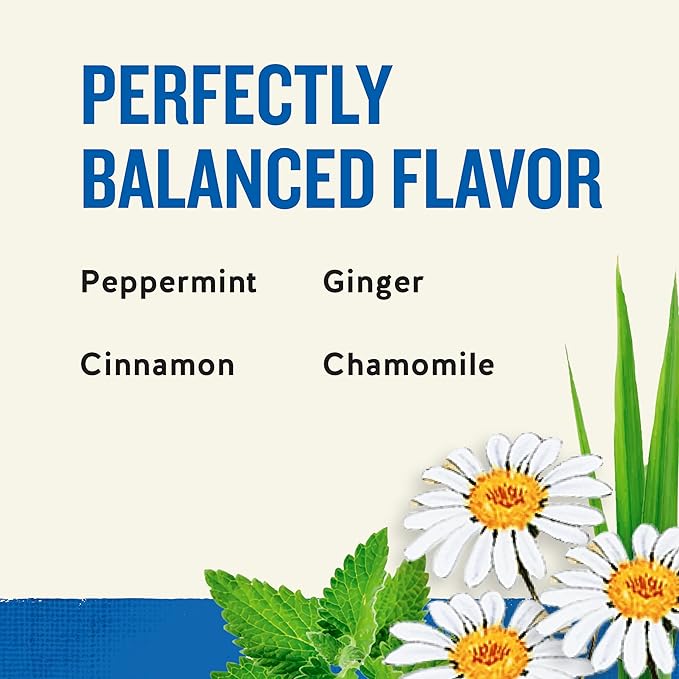 celestial seasonings tension tamer herbal tea caffeine free 20 tea bags case of 6