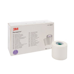 Medical Tape 3M Durapore White 1 Inch X 10 Yard Silk-Like Cloth NonSterile - 2 inch x 10 yd (Box)