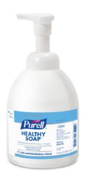 Antimicrobial Soap Purell Foaming 18 oz. Pump Bottle Unscented, Packaging Type- Case