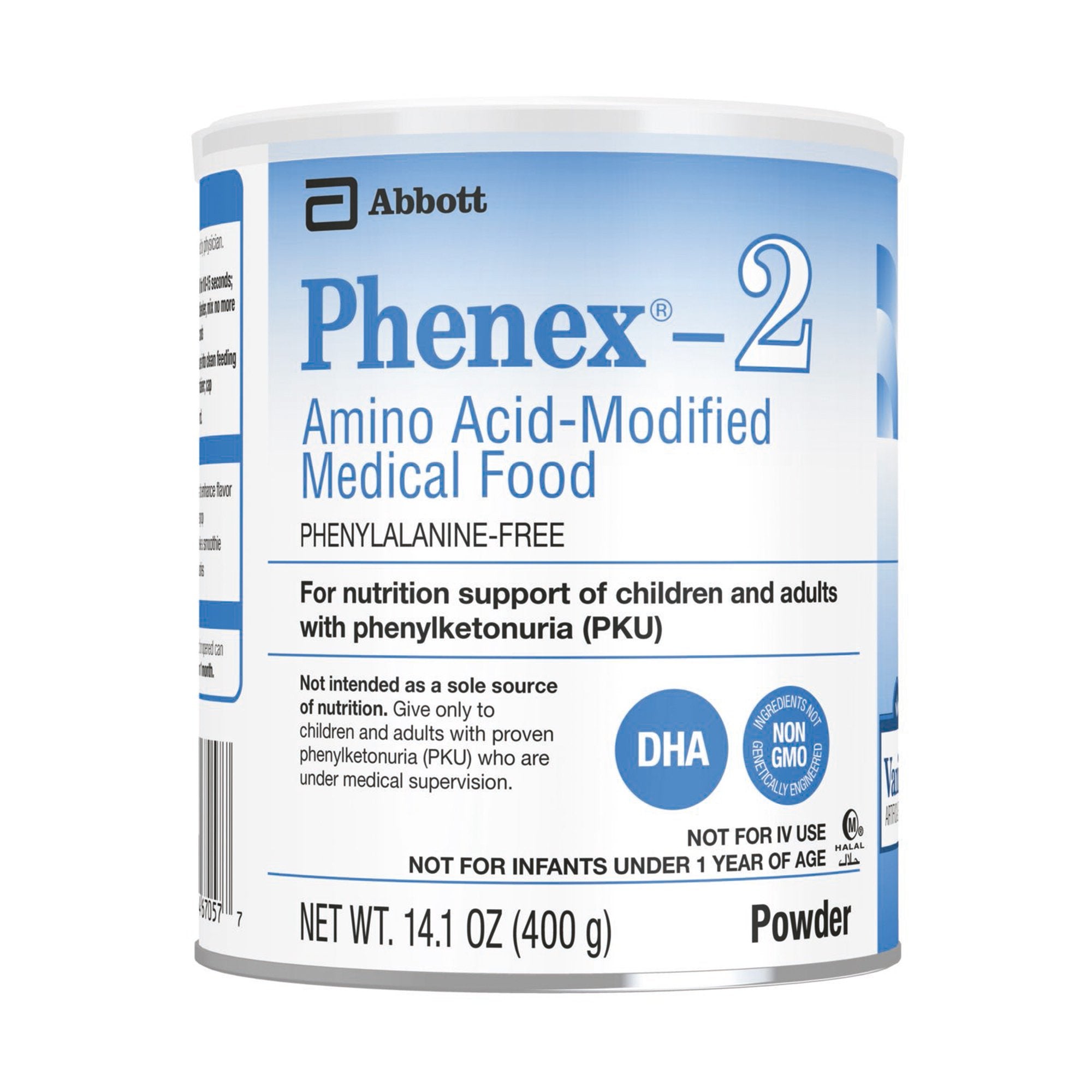 Oral Supplement Phenex®-2 Vanilla Flavor Powder 14.1 oz. Can