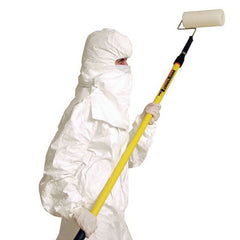 Cleanroom Tacky Roller Handle PolyTack 12 Inch Length Plastic Black Screw On Connection