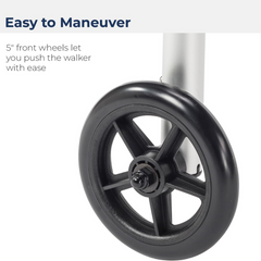 clever lite walker w seat push down brakes