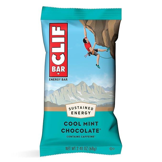 clif bar organic cool mint chocolate case of 12 2 4 oz