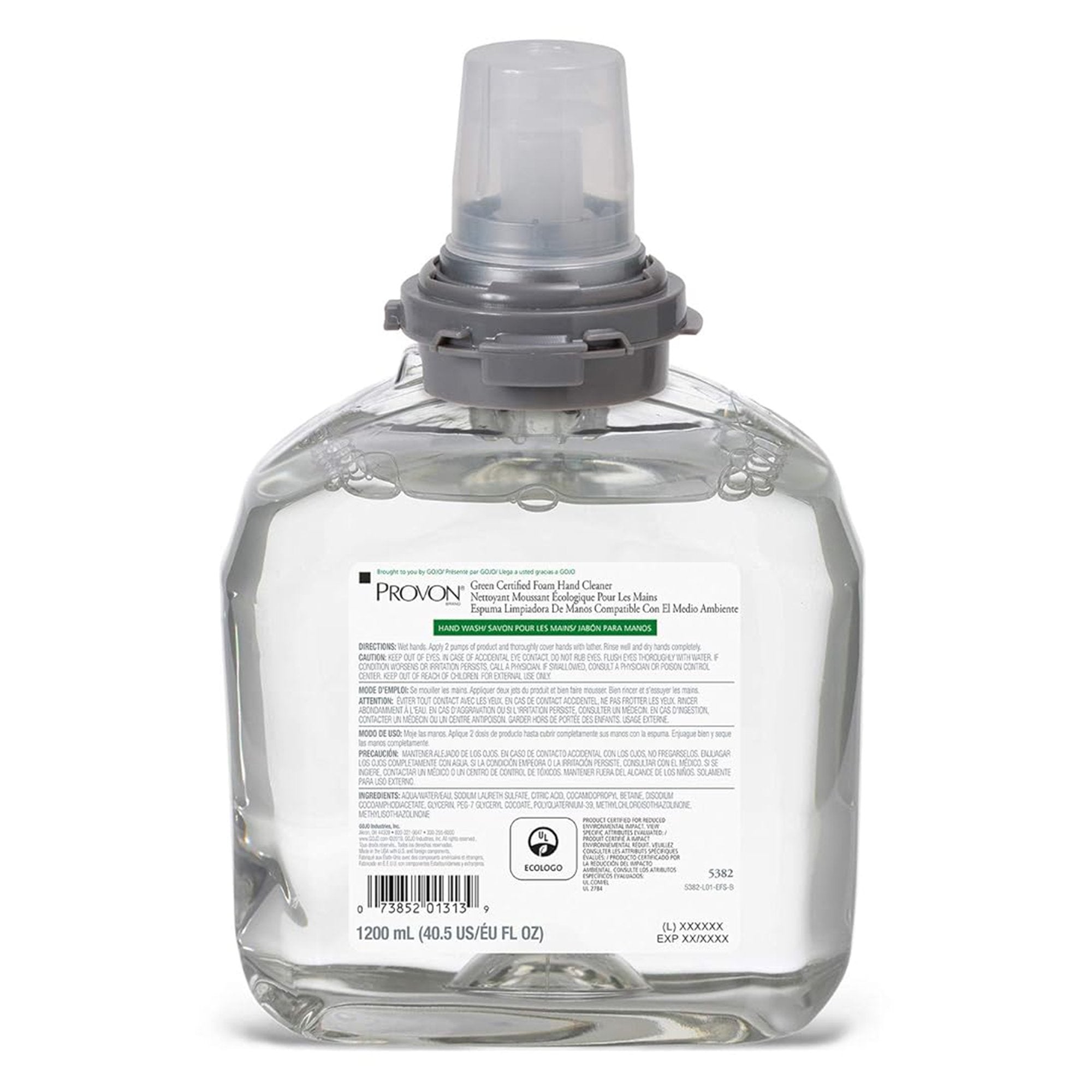 Soap PROVON Foaming 1,200 mL Dispenser Refill Bottle Unscented