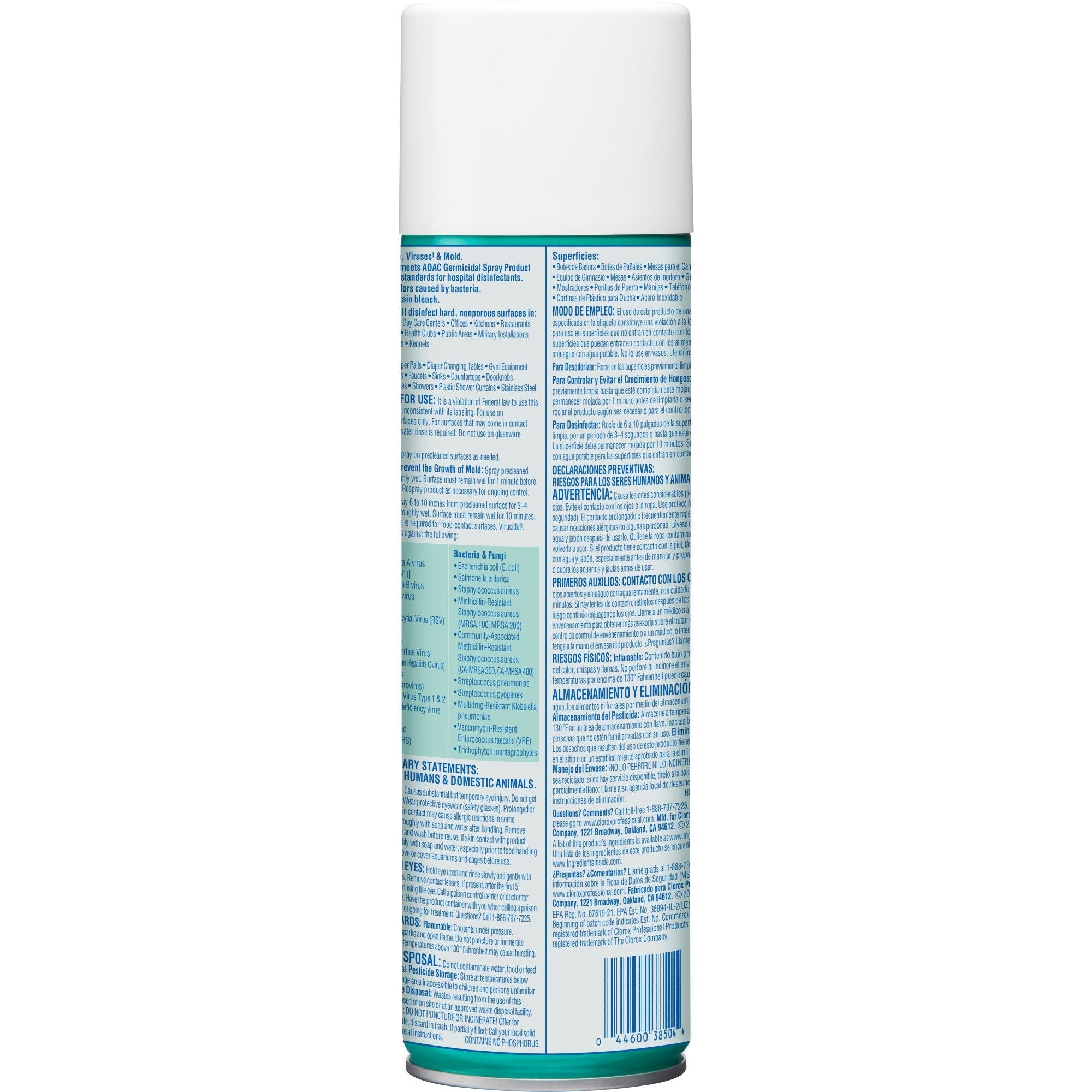 clorox disinfecting spray fresh scent 19 oz clorox commercial solutions clorox surface disinfectant mk585450ea