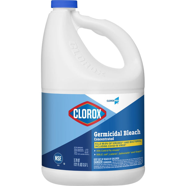 CloroxPro Clorox Bleach Germicidal Manual Pour Liquid Concentrate 121 oz. Jug Chlorine Scent NonSterile
