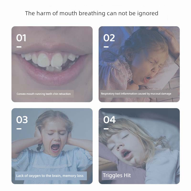 Closed Mouth Brace Adult Sleep Anti-Open Mouth Anti-Snoring Paster